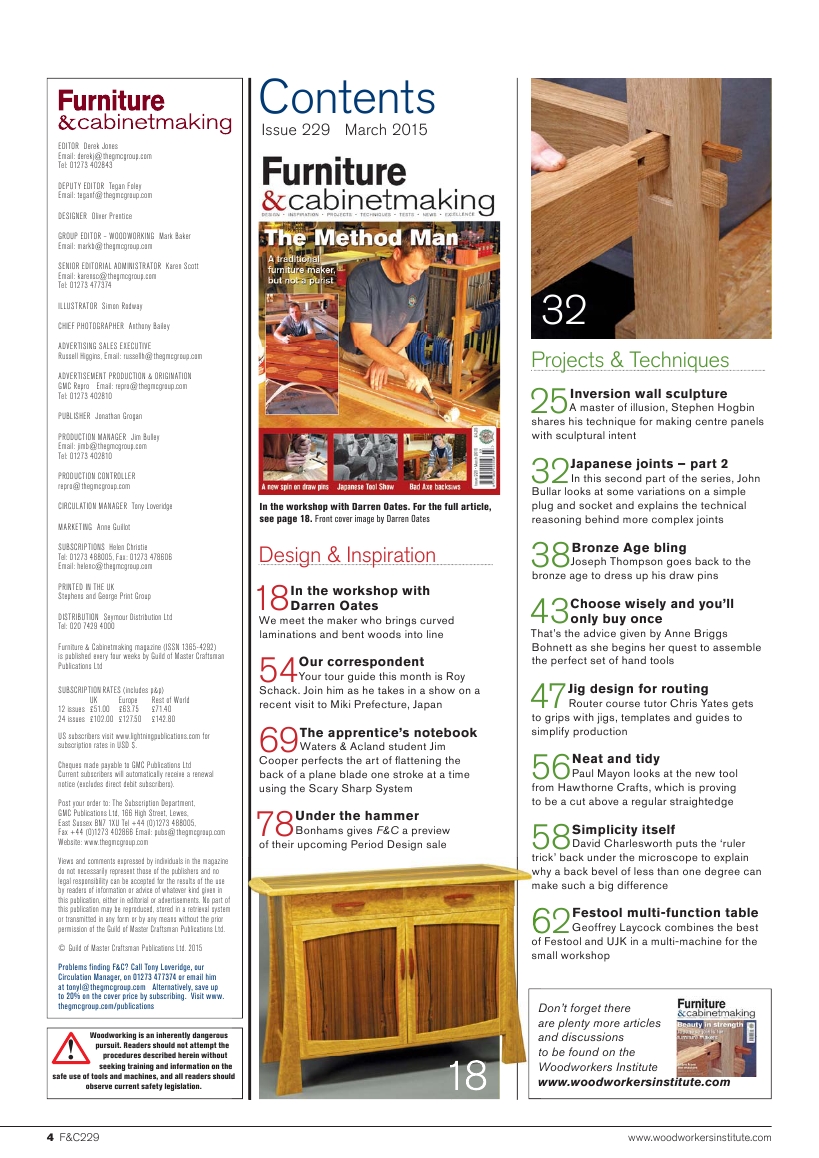 Furniture & Cabinetmaking 229 2015-03